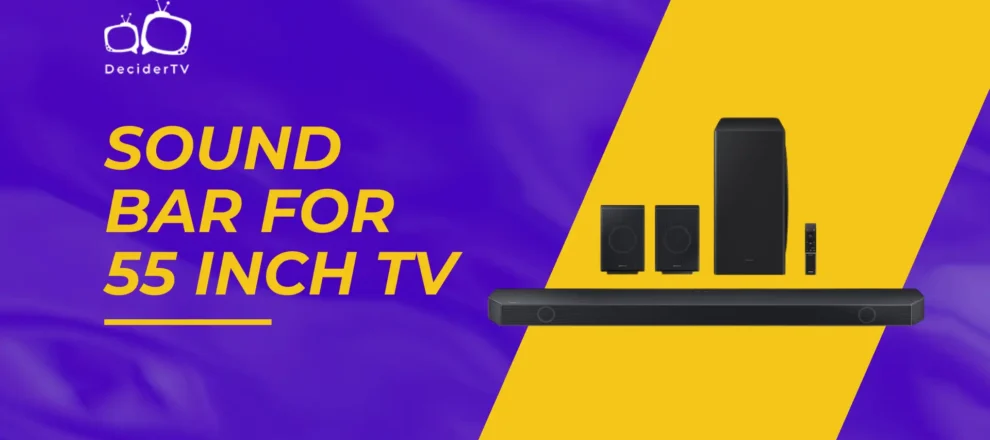 Sound Bar For 55 Inch Tv