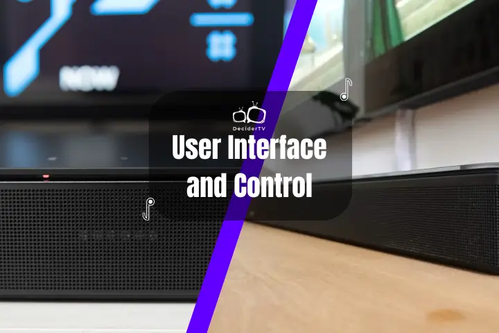User Interface and Control