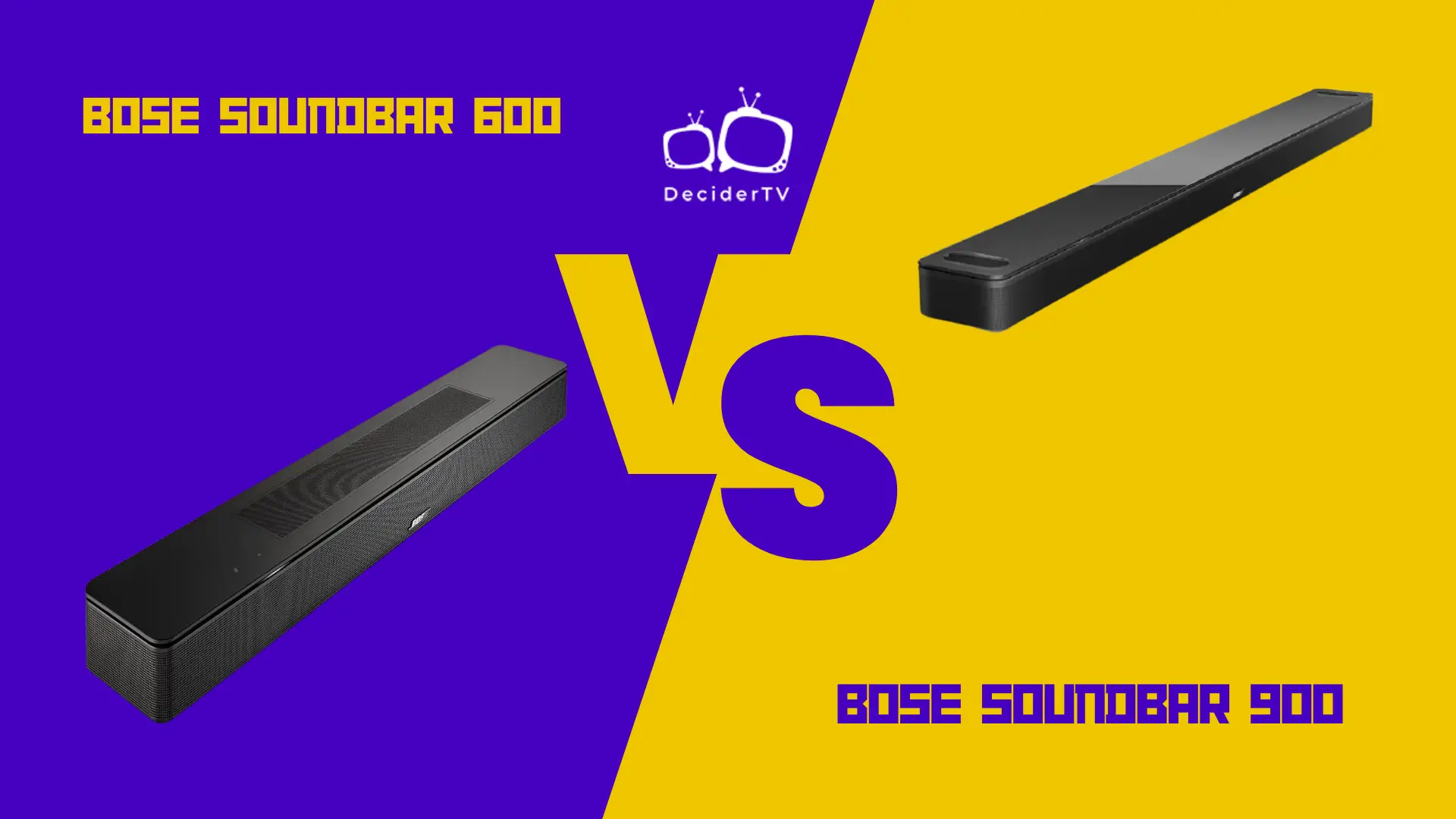 Bose Soundbar 600 vs 900