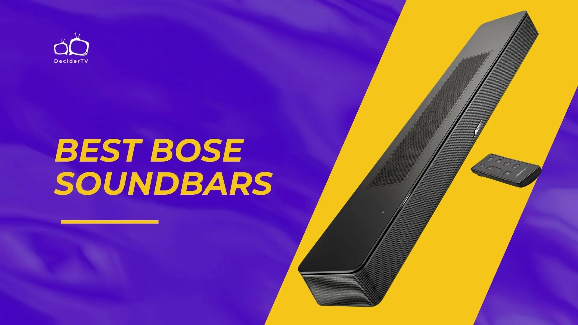 Best Bose Soundbars