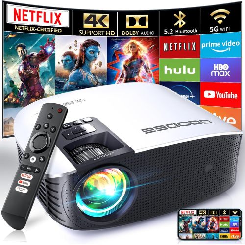 GooDee Smart Home Theater Projector