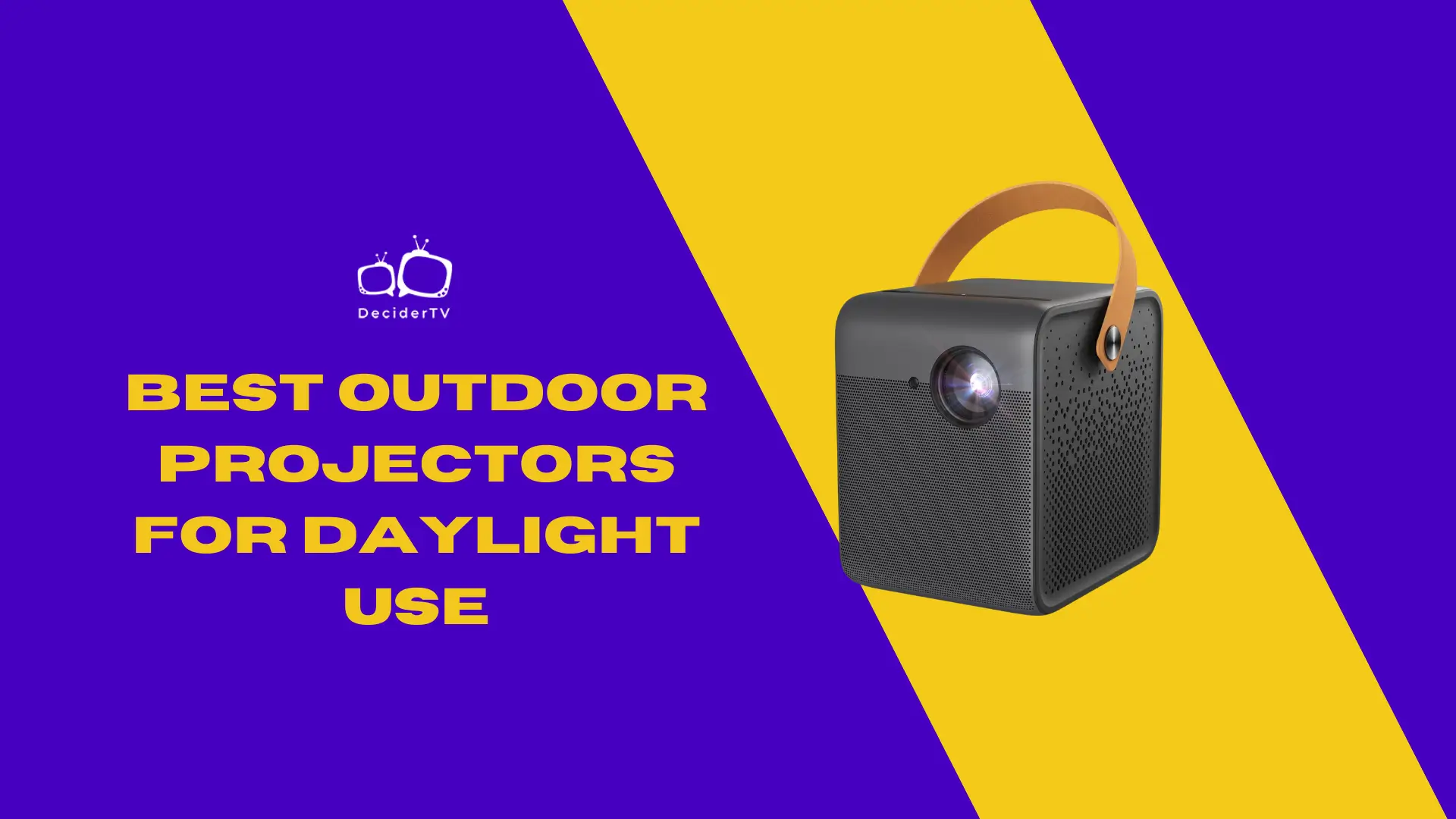 Best Outdoor Projectors for Daylight Use