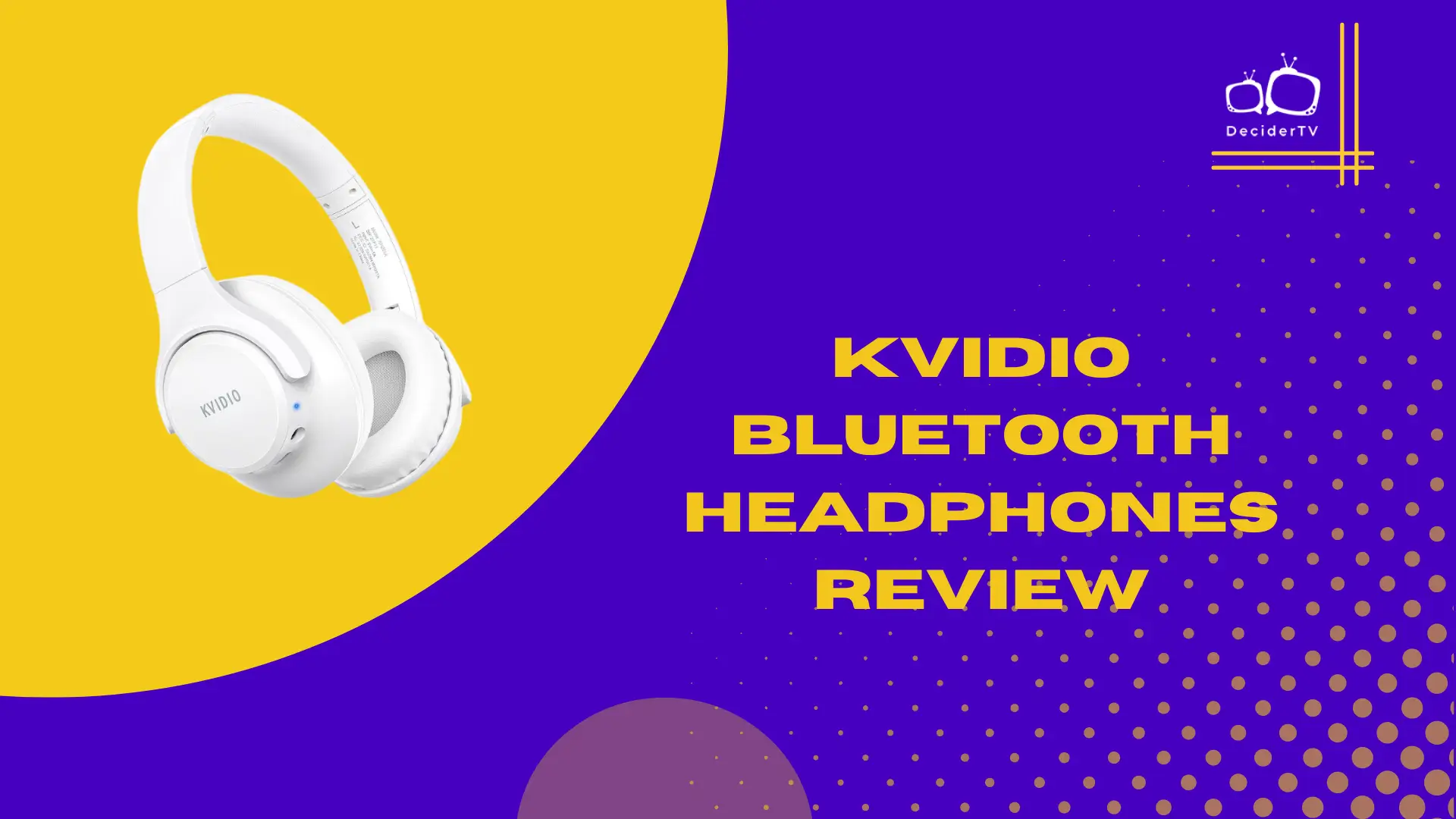 KVIDIO Bluetooth Headphones