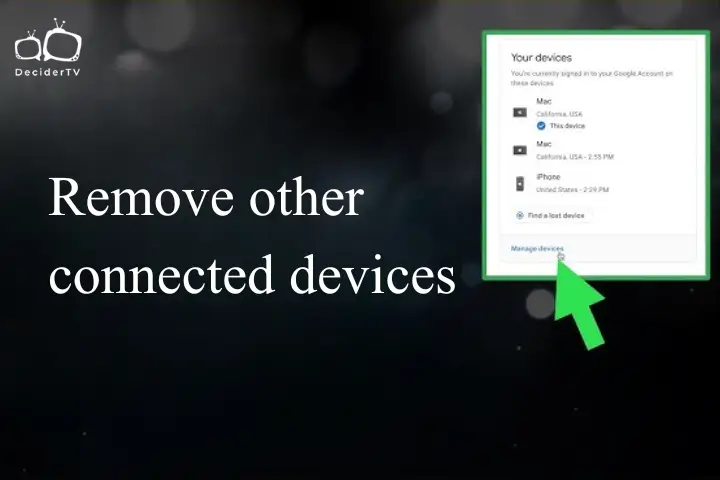 Remove other connected devices